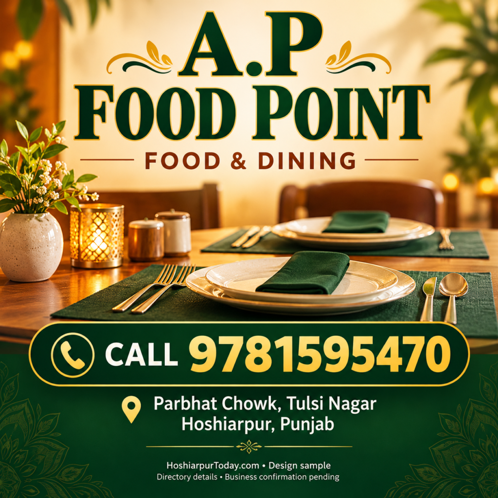 A.P Food Point — advertisement sample