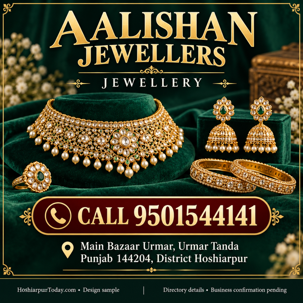 Aalishan Jewellers — advertisement sample
