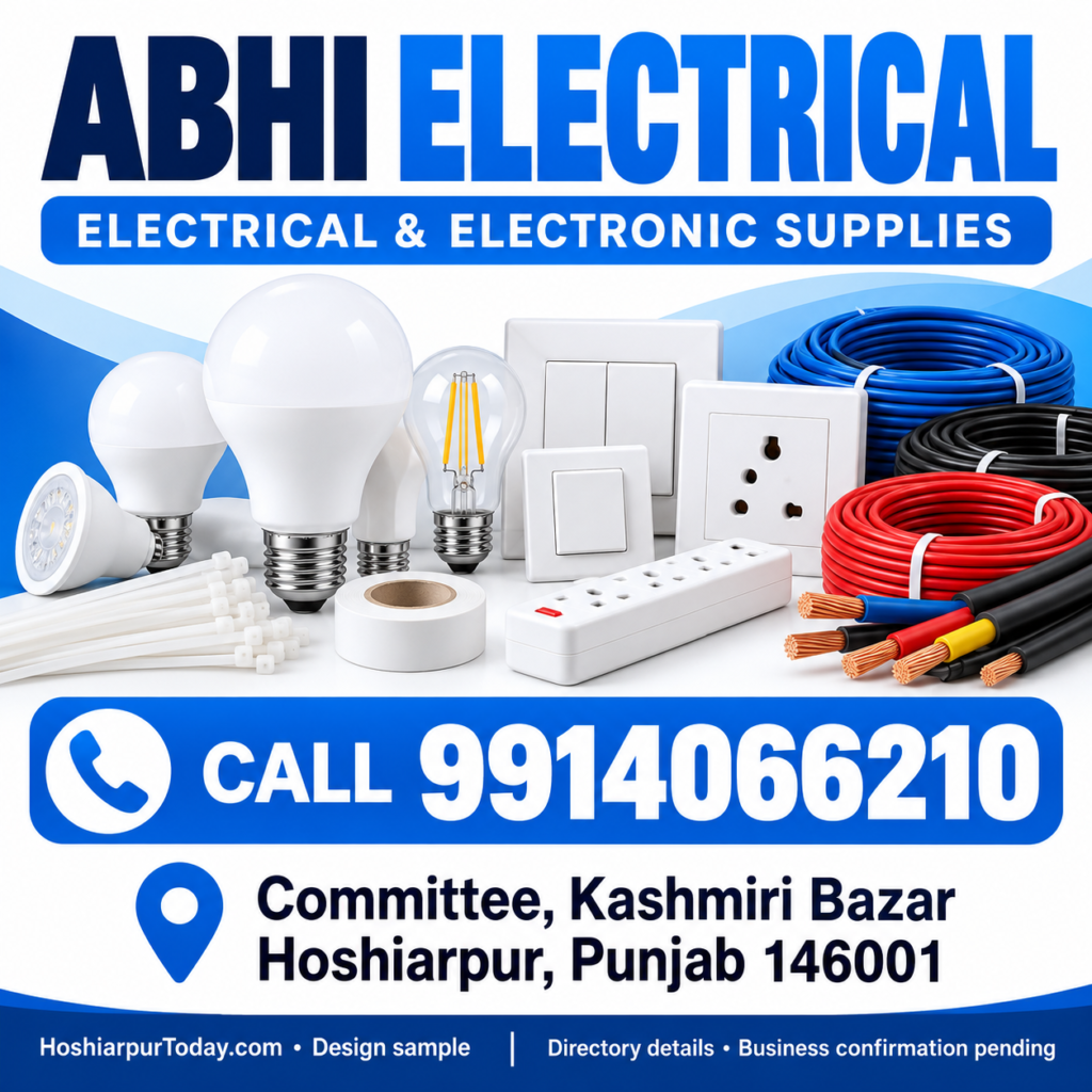 Abhi Electrical — advertisement sample