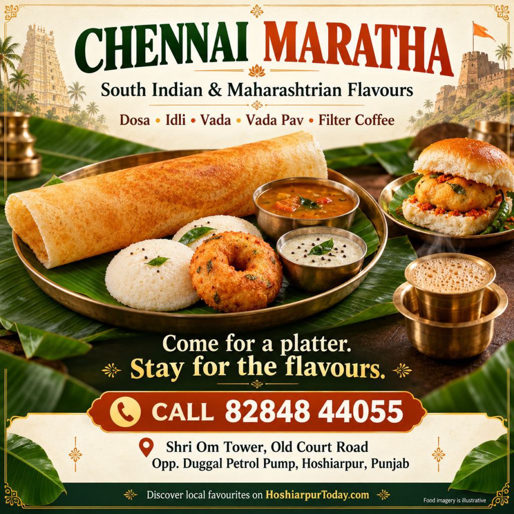 Chennai Maratha — Hoshiarpur — advertisement sample