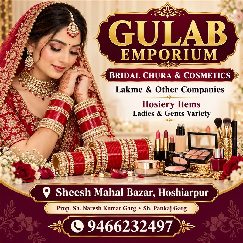 Gulab Emporium — advertisement sample