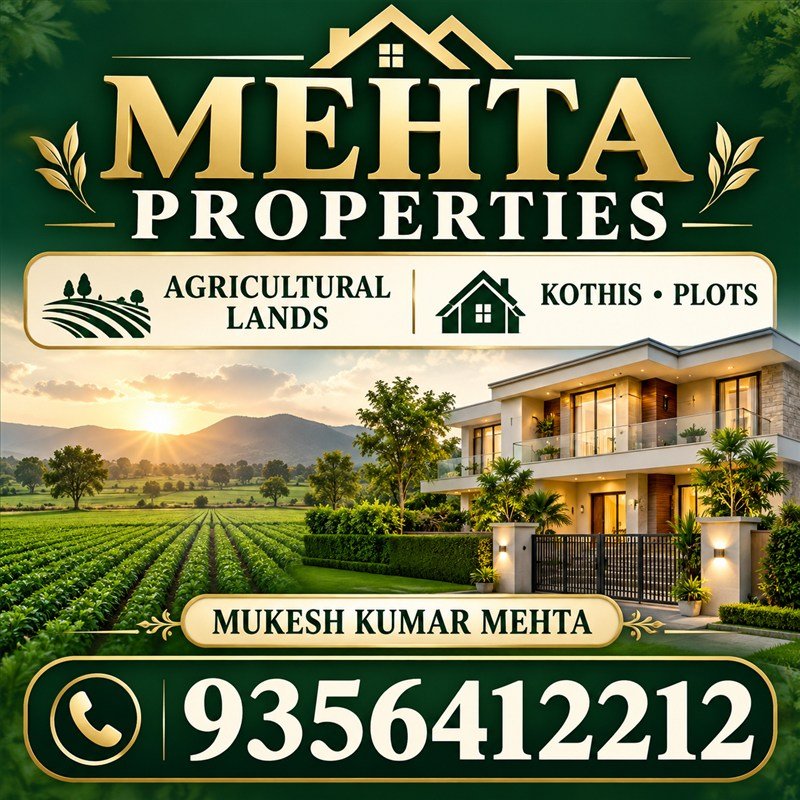 Mehta Properties — advertisement sample